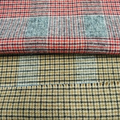 Woolen double face fashion tartan design fabric